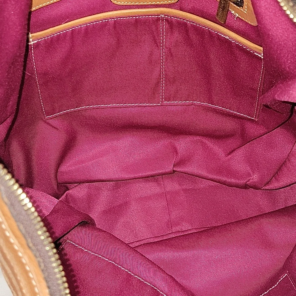Large IL Duca  Tan Leather Hobo Bag - Classic Everyday Shoulder Bag